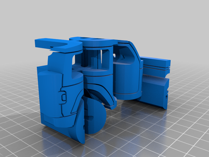 jeep wrangler flipart automotive 3d print model - Mito3D