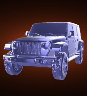 jeep wrangler Sahara automobile macchina veicolo rally gara gli sport Derby 3d print model - Mito3D