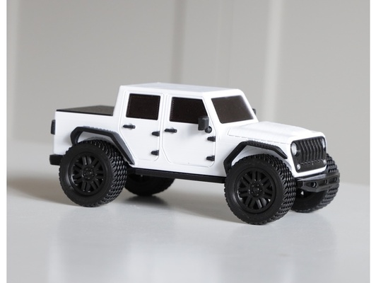 jeep wrangler lkw gladiator wagen modell rahmen fahrzeuge 3d print model - Mito3D