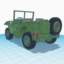 jeep della seconda guerra mondiale architettura wow incredibile jannie 3d print model - Mito3D