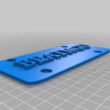 jeepers rastejador licença prato ferramenta 3d impressão 3d print model - Mito3D