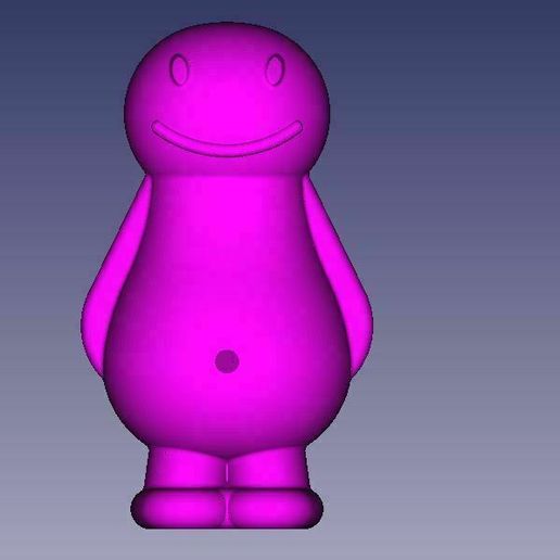 jelly baby 3D print model - Mito3D