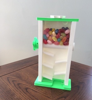 jelly bean dispenser countertopchallenge jellybean kitchen dining 3d print model - Mito3D