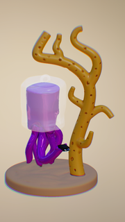 jellyfish - dungeons dragons nonsense creature Game and one shots jelly fish humor 3d print model - Mito3D