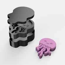 jellyfish bath bomb mould mold solid shampoo 3d print model - Mito3D