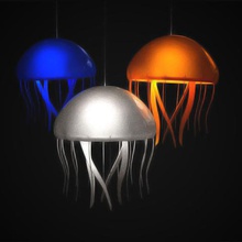 jellyfish lamps attachable tentacles home 3d print model - Mito3D
