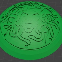 jellyfish shield gorgon 3d print model - Mito3D