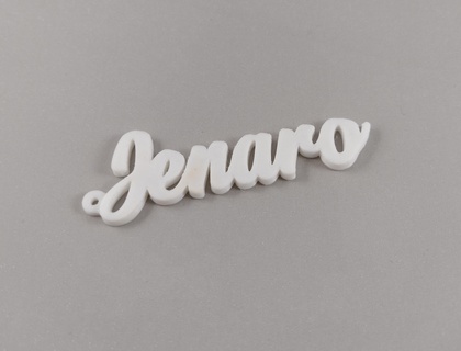 jenaro keychain name pendant gadget jewel deco child 3d print model - Mito3D