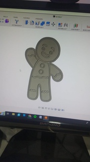 jengi shrek cutter cookie christmas 3d print model - Mito3D