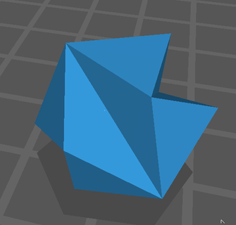Jensen 39 icosaèdre géométrique solide 3d print model - Mito3D