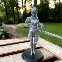 Jéricho mortel péchés capitaux nanatsu taizai anime personnage modèle statue art mini figure figurine 3d print model - Mito3D
