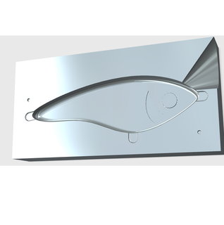 jerkbait fonderie moule pêche 3d print model - Mito3D