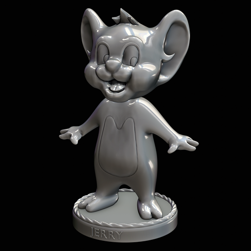 Jerry stl model 3d yazıcılar Sanat yazıcı Tom 3D print model - Mito3D