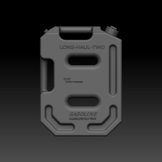 jerry plastic 10l game jerrycan offroad modern 3D print model - Mito3D