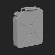 jerrycan us german can gasoline soldier model 3d print model - Mito3D
