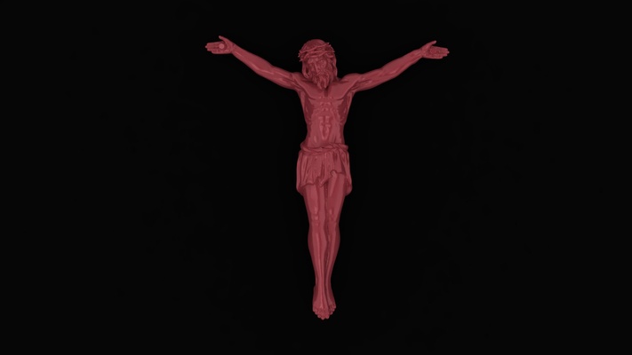 jes cristo schmuck religiös religion jesus christus cruz katze lico cristiano dios nazareth iglesia vatikan gekreuzigt la 3d print model - Mito3D