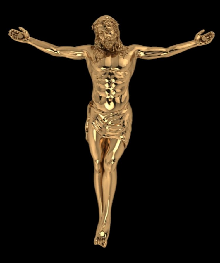 jes s cristo gioielleria religioso religione n gesù cristo cruz gatto lico cristiano dios nazareth iglesia vaticano crocifisso è en 3D print model - Mito3D