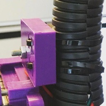 jesc hypercube cable hold x-carriage v11 holder management printer 3d_printer_parts 3d print model - Mito3D