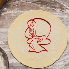 Jessica Conejo Galleta cortador cocina corte masas pastel cortadores panadería porcelana ceramine arcilla Pastelería marcador marcadores sellos moldes mujer 3d print model - Mito3D
