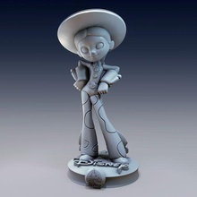 Jessie filme Disney desenho animado quadrinho maximus emaranhado maléfico Alice arlo nash woddy 3d print model - Mito3D