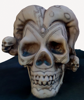 giullare cranio osso scherzare morto 3d print model - Mito3D
