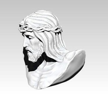jesus Kunst stl Modell Kopf Christus 3d print model - Mito3D
