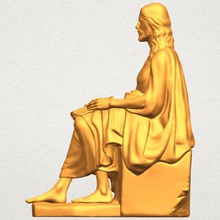 jesus 06 various car chair tree table sofa character game exterior human interior people girl house miniatures figurines sculpture holy christian church 3d print model - Mito3D