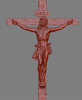 Jésus 3d cnc stl in3d statue sculpture Jésus Bouddha catholique 3d print model - Mito3D