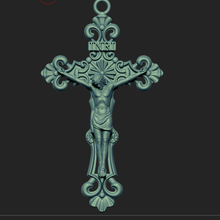 İsa takı cathlic sanat heykel çapraz mücevher dini Mesih Tanrı portre kabartma kolye madalyon baş 3d print model - Mito3D