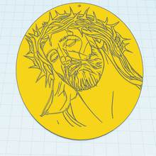 İsa sanat Mesih Hıristiyan çapraz din Hıristiyanlık 3d print model - Mito3D