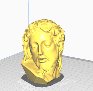 Jesús busto 3d print model - Mito3D
