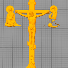jesus christ jesuschrist jewelry art educational scultured 3d print model - Mito3D