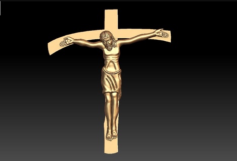 Gesù attraversare pendente Maria Giuseppe Cristo Cros jesus cross good shepherd king of 3d print model - Mito3D