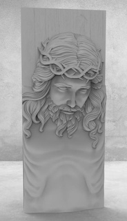 Jésus couronne cnc stl Christ épines 3d print model - Mito3D
