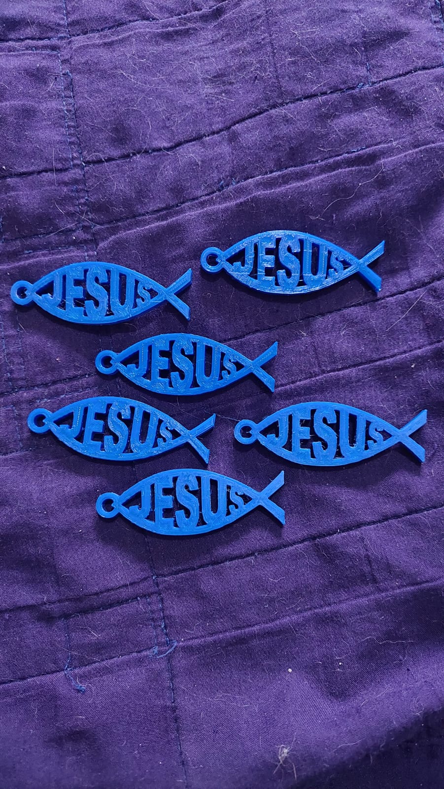 Jesus Symbol Schlüsselbund Fisch Christus Religion 3D print model - Mito3D