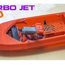 Jet barca mini motore 180 corpo v2 attrezzo rc Barche getti turbo tb3d 550 775 3d print model - Mito3D