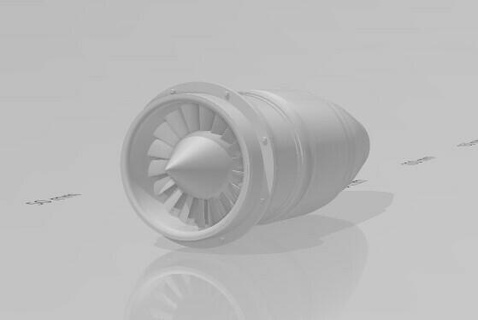 jet engi Jeu jet moteur 3d print model - Mito3D