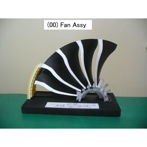 jet-engine-Komponente 5 fan tool turbofan 3D print model - Mito3D