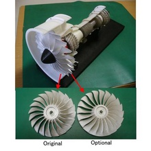 jet engine geared turbofan gtf optional-fan tool 3d print model - Mito3D