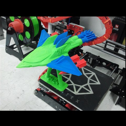 jet fighter equilíbrio pedestal jogo alexkaihiwatari área de trabalho office impressionante coleção a arte juguetes brinquedos avion combate aeronaves caza 3D print model - Mito3D