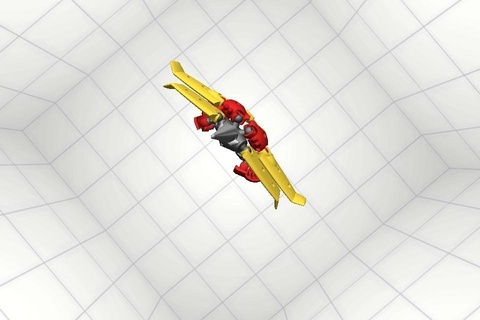 jet combatiente estilo modiochallenge mojio desafío robot juguete 3d print model - Mito3D