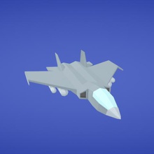 jet plane aircraft game 3d print model - Mito3D