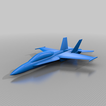 jet plane f18 game avion caza fighter hornet military model vehicles 3d print model - Mito3D