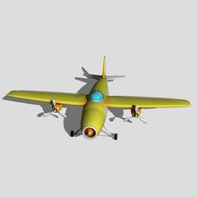 jet plane game planes aircraft models games 3d print model - Mito3D