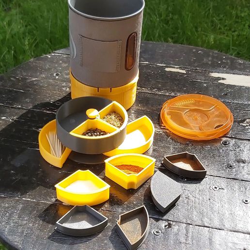 jetboil Sol acessórios ferramenta acampamento montanha cozinha fogão condimentos 3D print model - Mito3D
