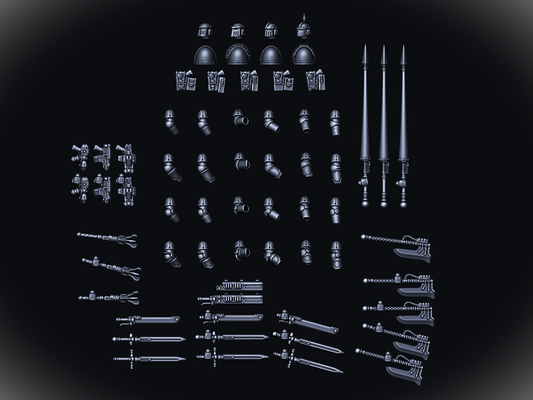 caballería reacción engranaje guerra bits gen2 3 armadura 42k 41k 30k herejía espada sierra espacio marina conversión juego martillo escala arma sky hunter escuadrón cielo cazador volar mk2 mk3 marca 2 3d print model - Mito3D