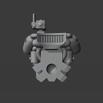 jetpack a camera game 28mm legion heresy primarch war hammer chaos tabletop mechanicus marines 3d print model - Mito3D