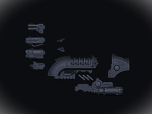 moto acuática escemitauwr 42k 41k 30k herejía agua espacio marina conversión juego guerra martillo escala caballería rápido ataque sky hunter escuadrón cielo cazador volar 3d print model - Mito3D