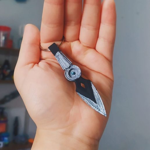 jett valoroso chaveiro camarada kunai gadget arrasar csgo vândalo 3D print model - Mito3D