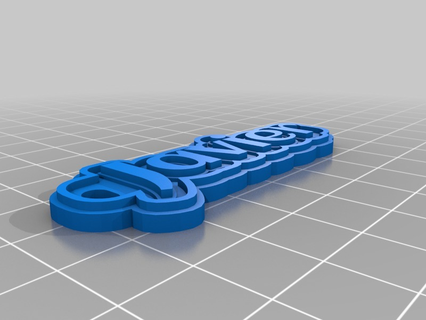 jevier keychain customized keychains 3d print model - Mito3D